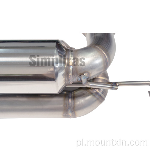 BMW M3 3.2L Pełna wydajność układ wydechowy Oś